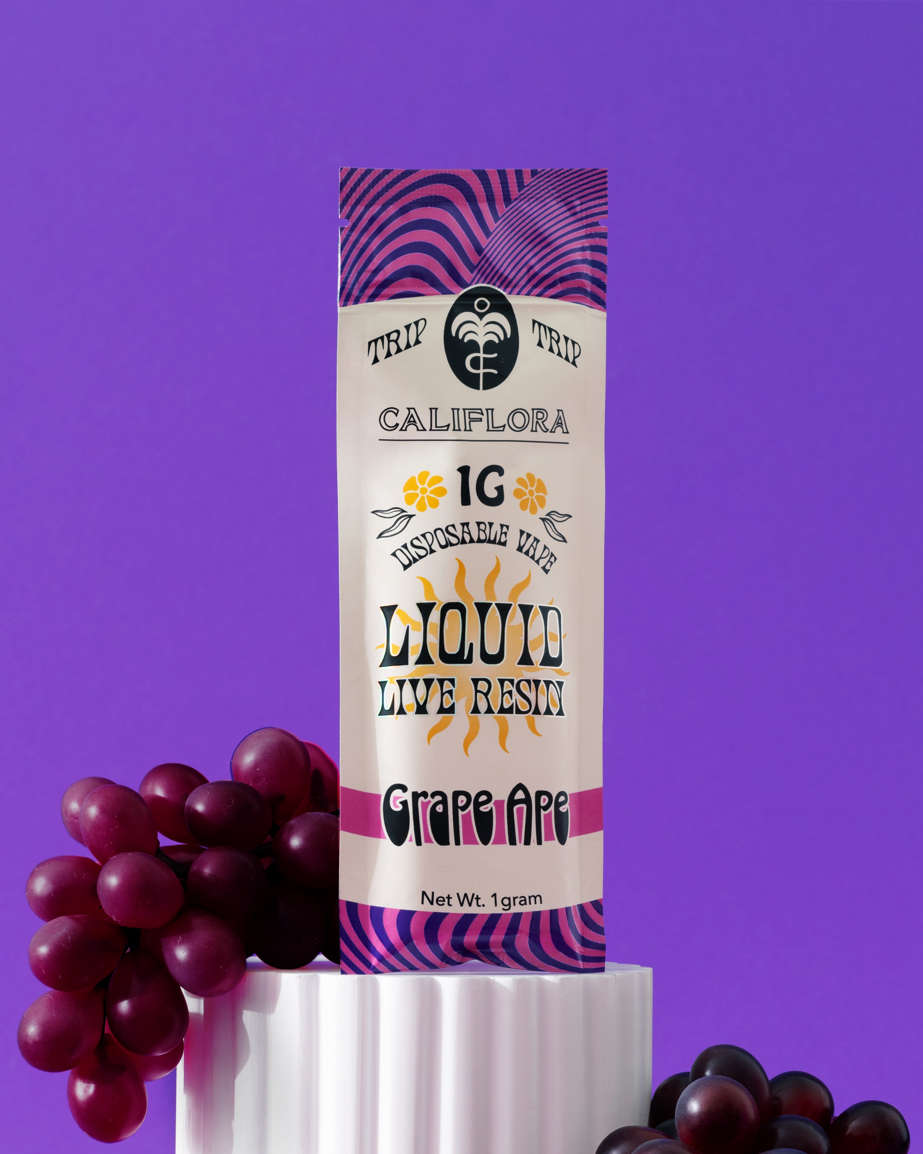 Grape Ape | Liquid Live Resin | Indica | Device – 1g Disposable Vape