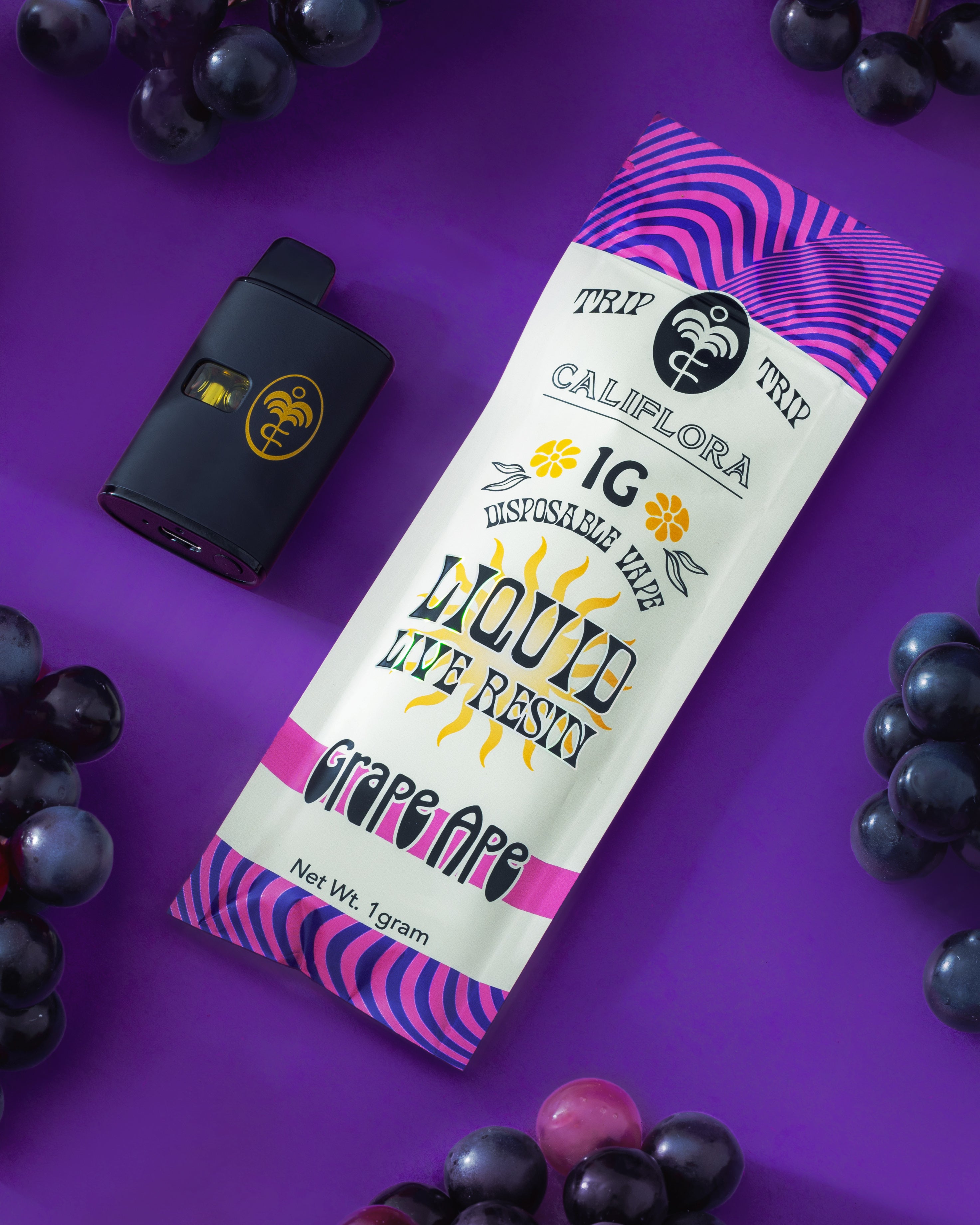 Grape Ape | Liquid Live Resin | Indica | Device – 1g Disposable