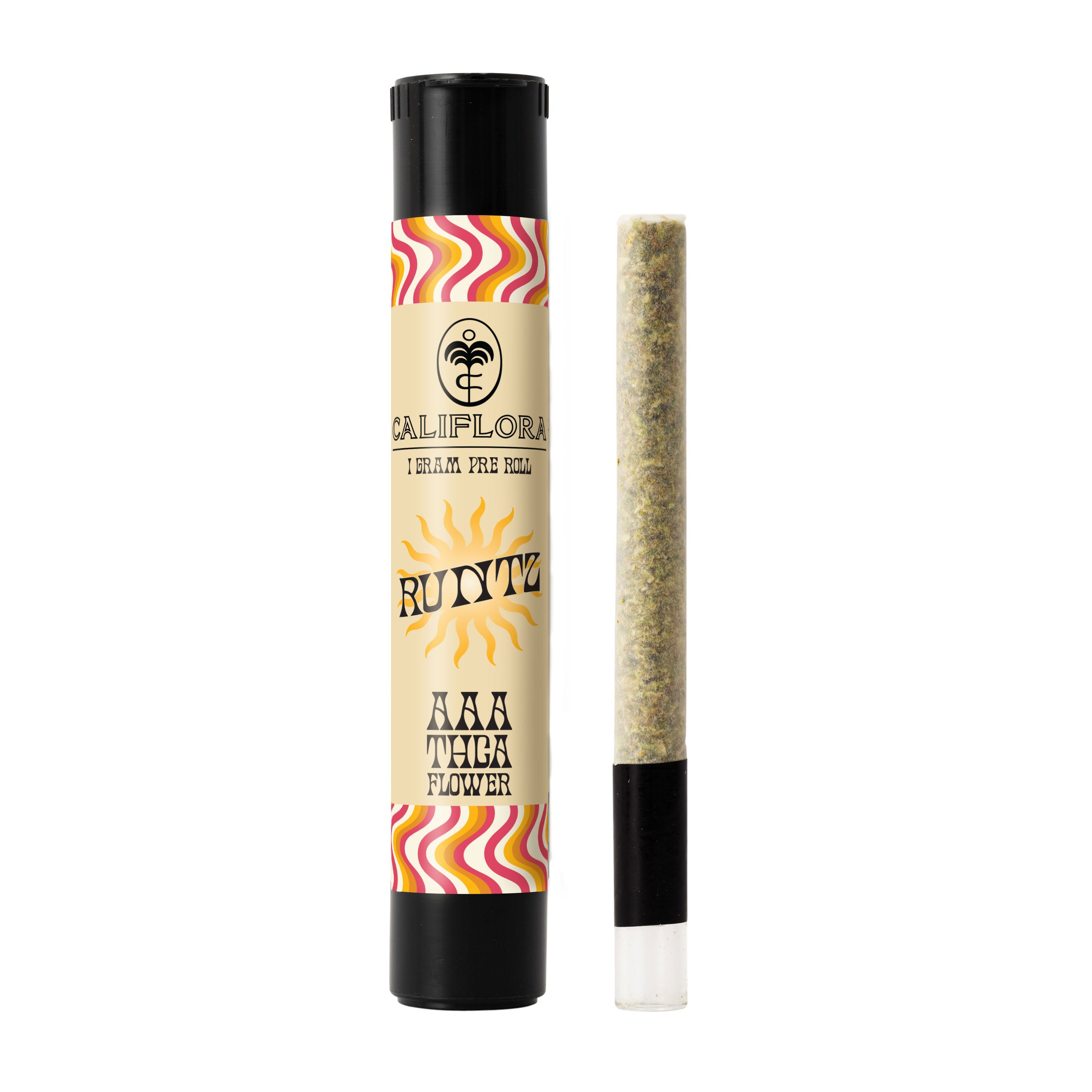 Preimium Glass Tip Preroll (1 gram) – Strain: Runtz
