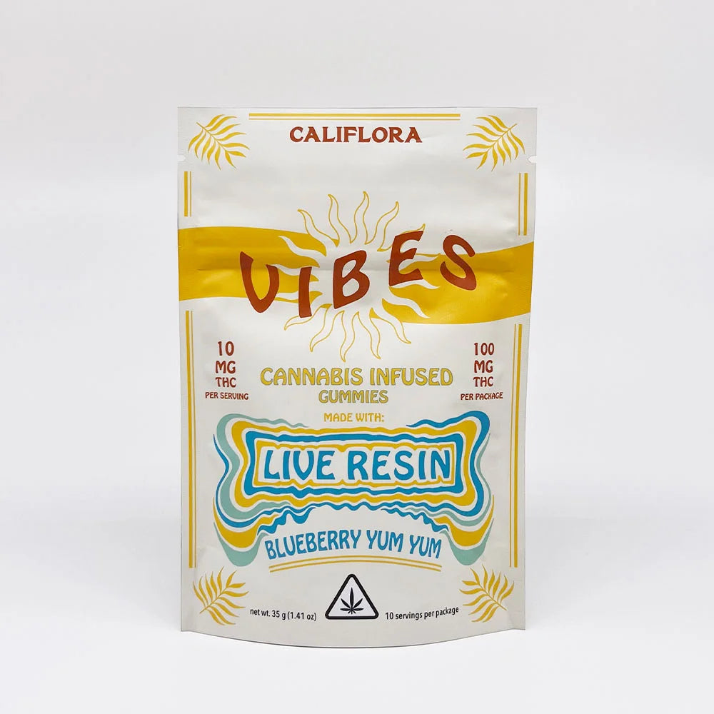 Delta 9 THC Live Resin Gummies – Blueberry Yum Yum