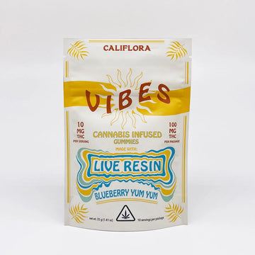 Delta 9 THC Live Resin Gummies – Blueberry Yum Yum