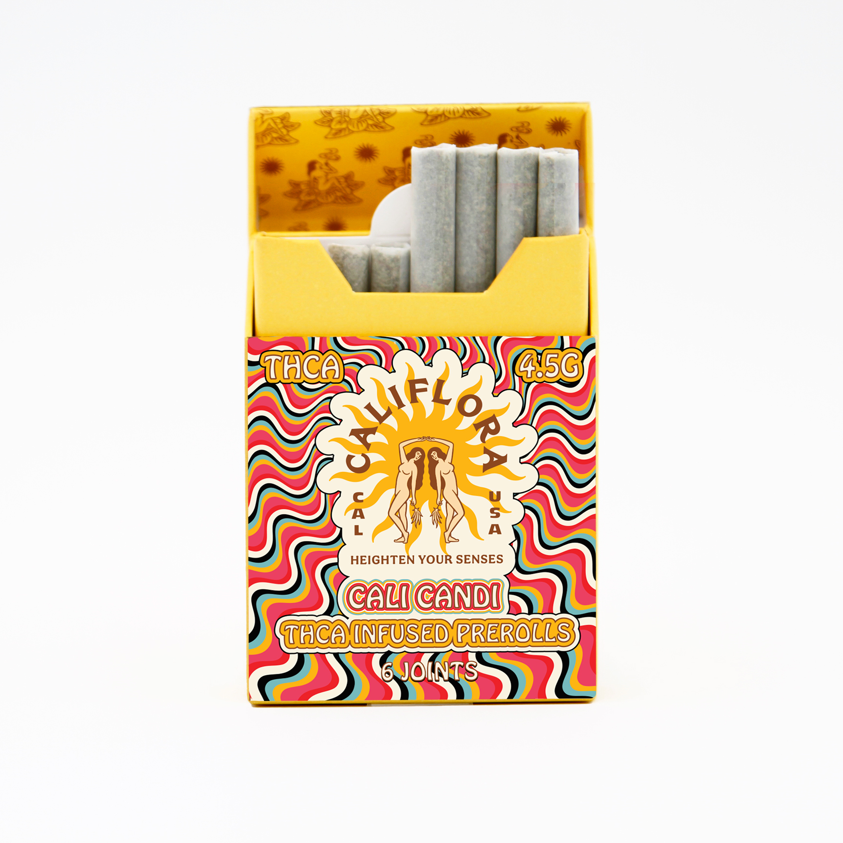 Califlora cali candi open thca infused preroll pack 6 joints